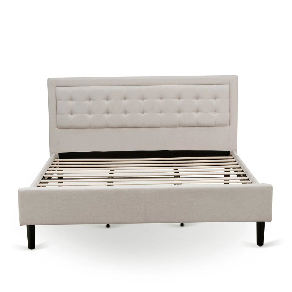 2-piece King Bedroom Set in Beige/Walnut X963
