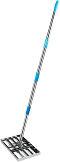 60 Inch Stainless Steel Leveling Rake, 20” x 10” Plate, Pack of 2 O453234