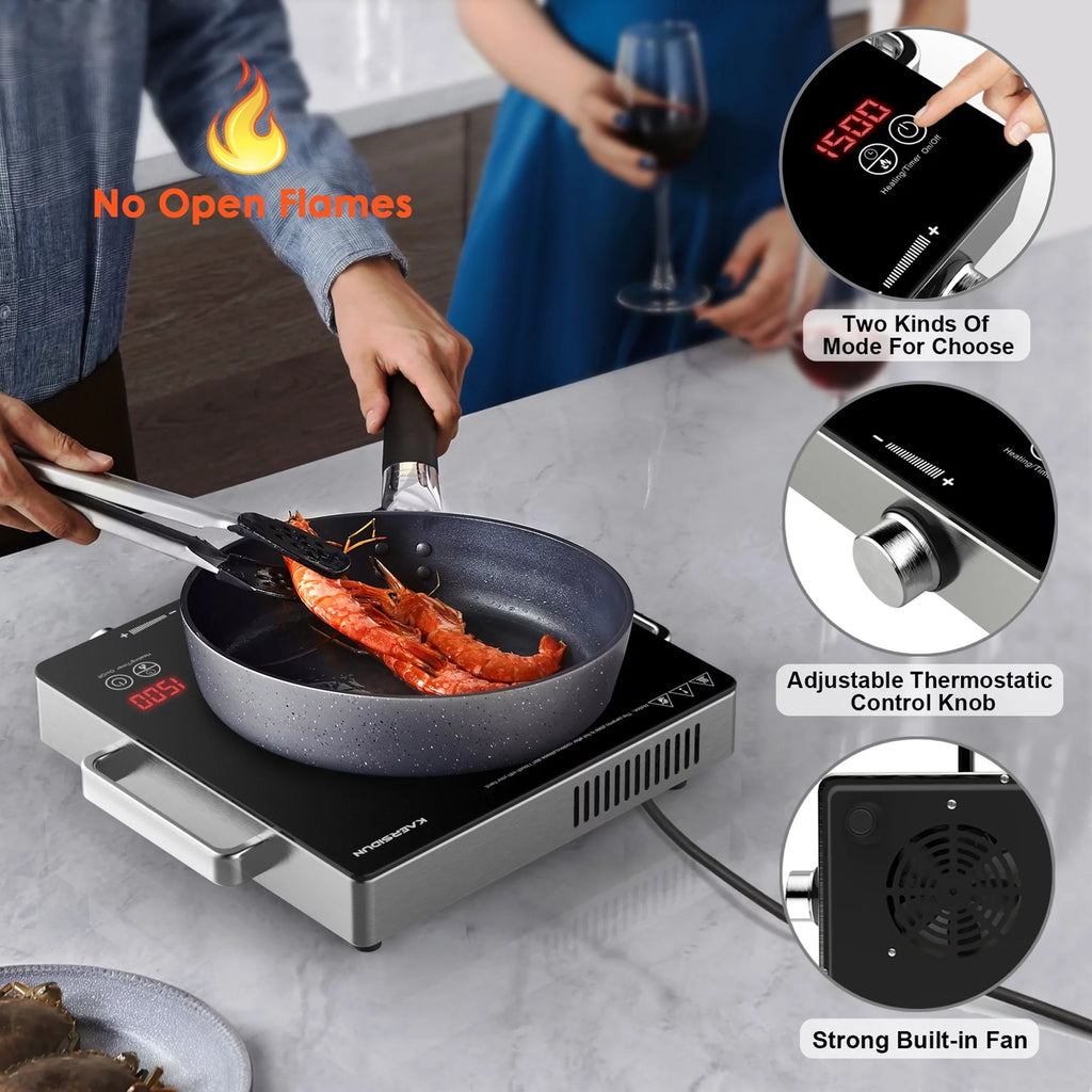 1500W Portable Electric Single Burner Hot Plate O904