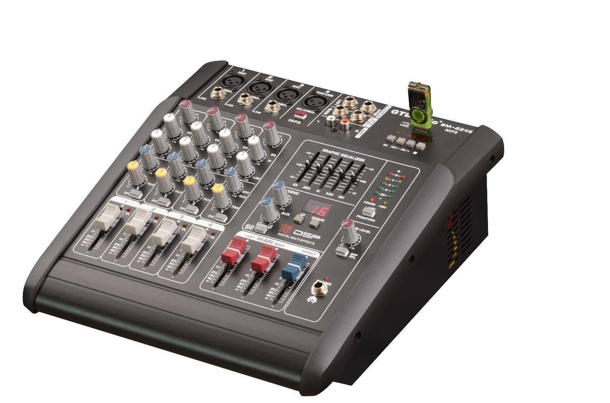 2000 Watt 4 Channel Powered Mixer Amplifier K472299