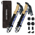 Collapsible Folding Trekking Hiking Poles 2pc Pack G987