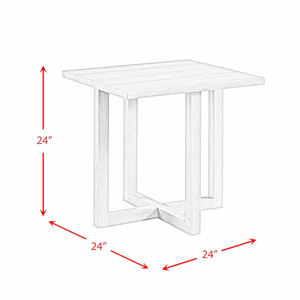 Grey End Table R93374