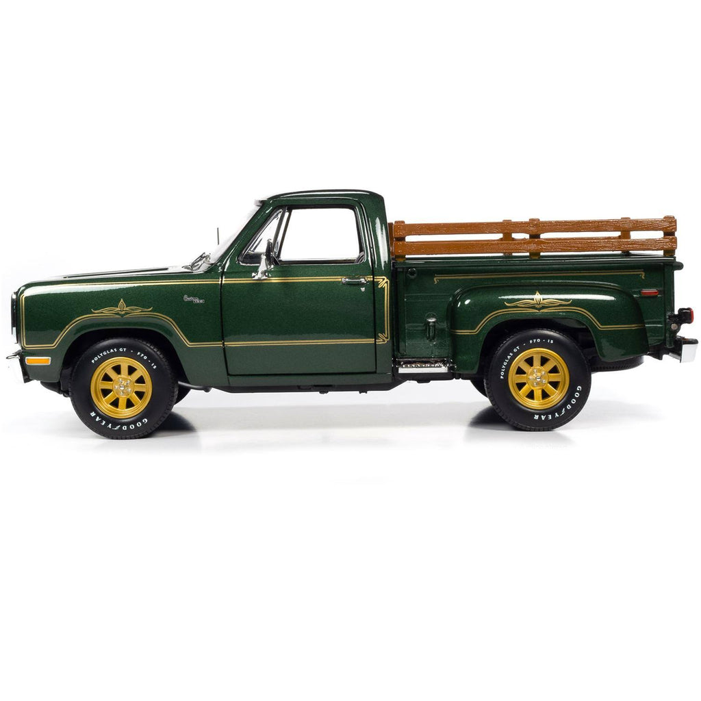 Medium Green Stepside Pickup Truck S3551