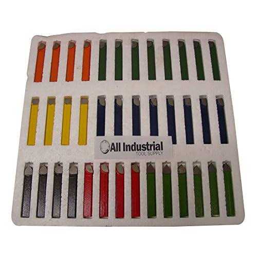38 Piece Carbide Tipped Lathe Tool Bit Set R310431