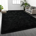 Light Grey 6 x 9 Shag Area Rug E188