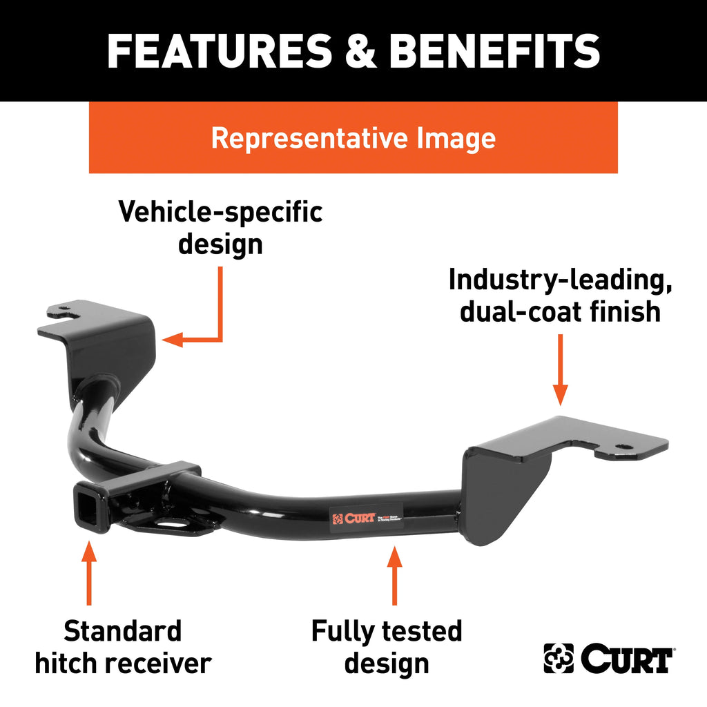 Class 2 Trailer Hitch with Installation Hardware, Pin & Clip K609246