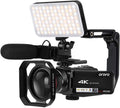 4K Video Camera Camcorder with Microphone and 32GB SD Card H707