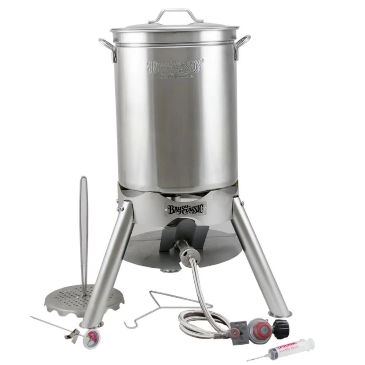 44 qt. Stainless Steel Turkey Fryer Kit W648557