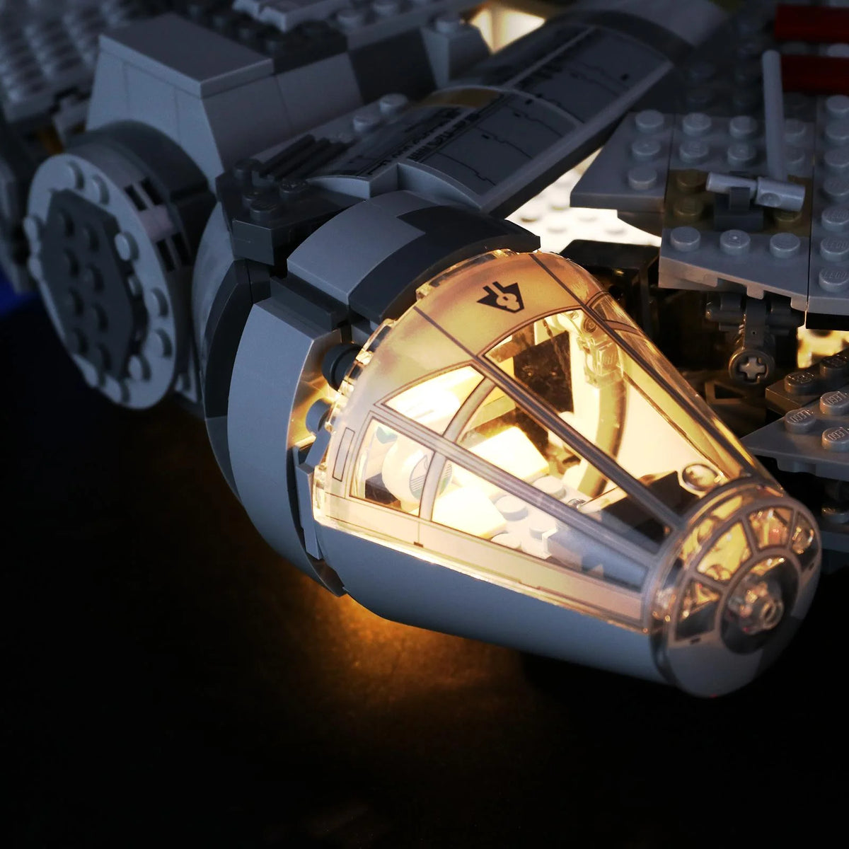 LED Lighting Kit for Millennium Falcon Building Model, Light Set with Remote Control T45826
