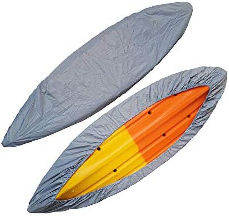 Waterproof Kayak Canoe Cover, UV Resistant, Silver, 13.5-14.8Ft T16250