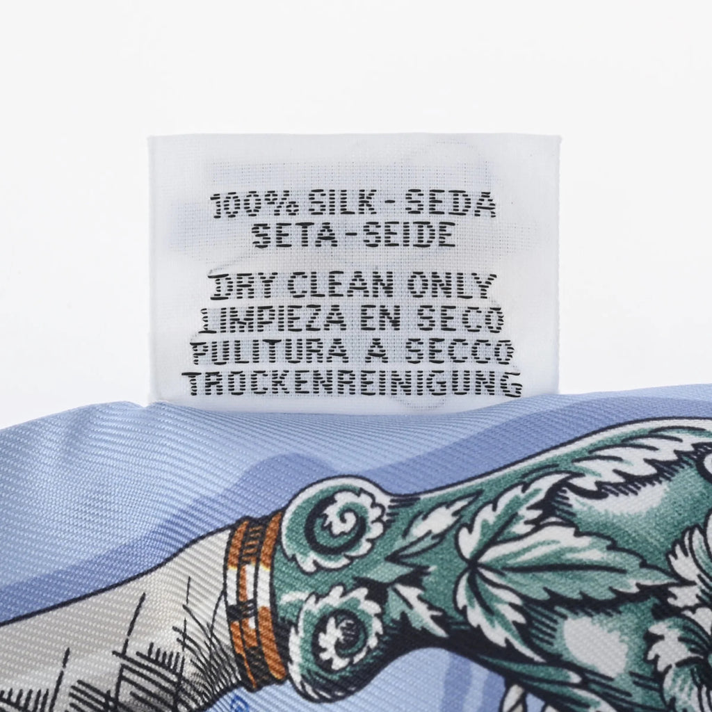 Light Blue 100% Silk Scarf Muffler H287