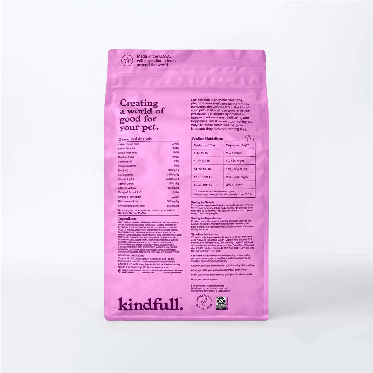 Lamb & Brown Rice Recipe Dry Dog Food I667