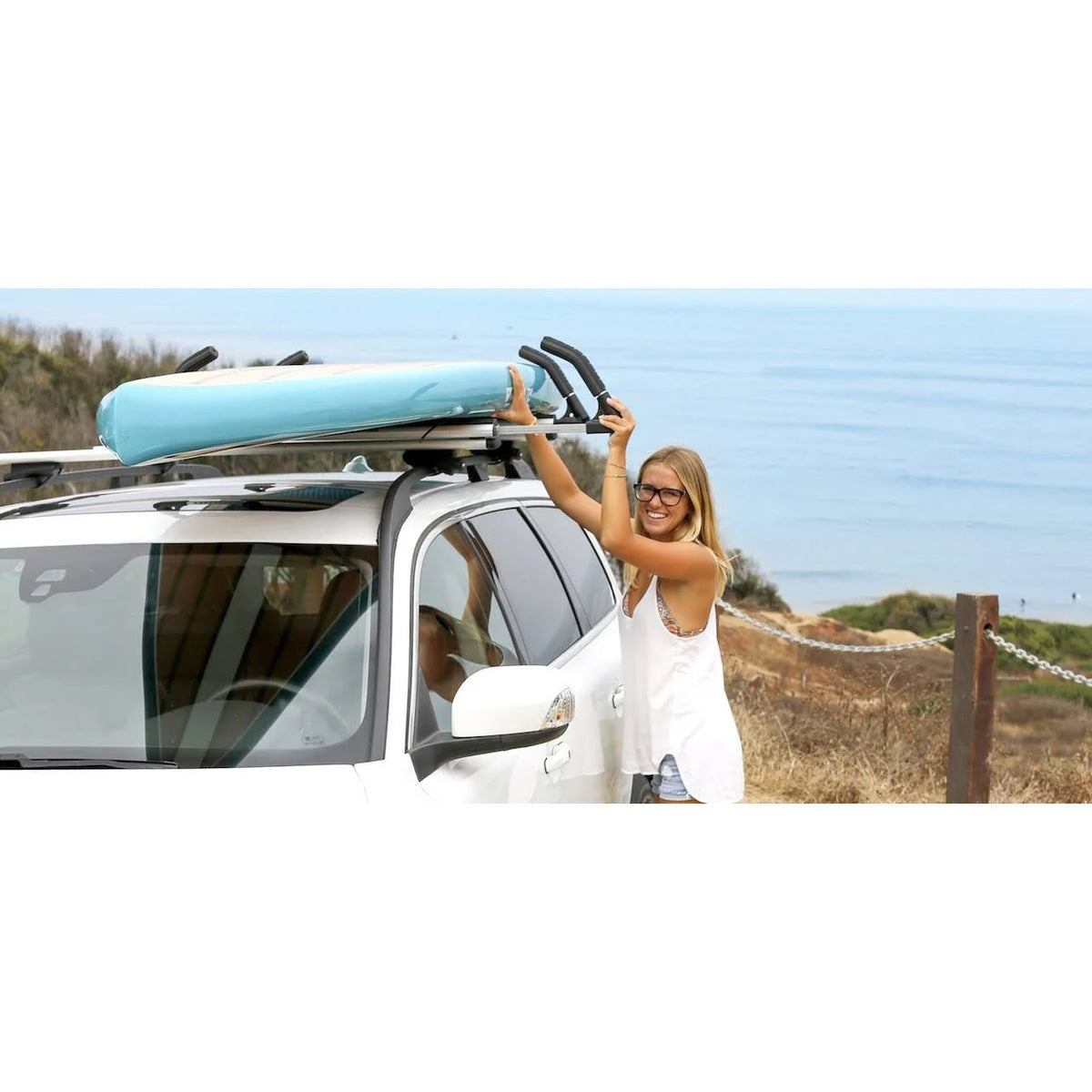 Stand Up Paddle Board Locking Carrier Rack Set P59177