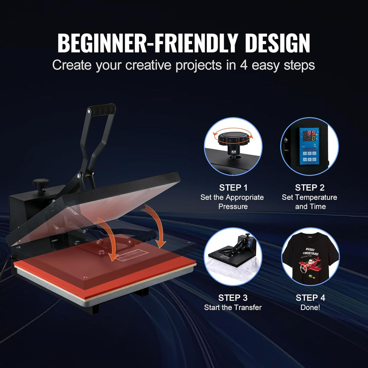 16 x 20 in Heat Press Machine Q802
