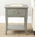 French Grey End Table H920
