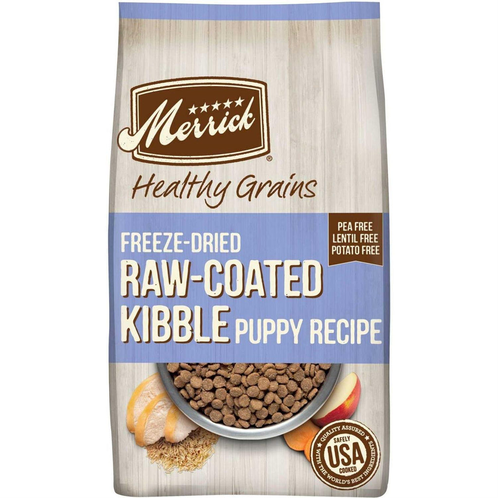 Healthy Grains Freeze Dried Raw Coated Dry Dog Food Puppy Recipe X585