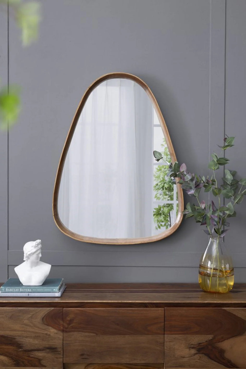 Wood Wall Mirror S474962
