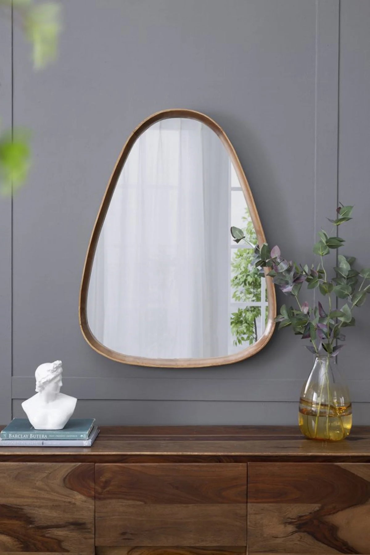 Wood Wall Mirror S474962