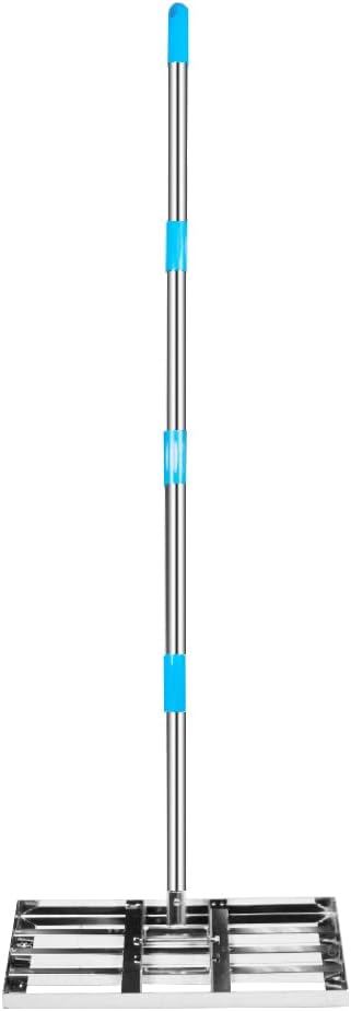 60 Inch Stainless Steel Leveling Rake, 20” x 10” Plate, Pack of 2 O453234