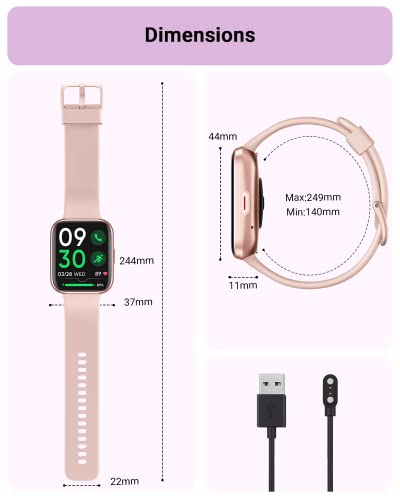 1.8" Touch Screen Smart Watch with Alexa Built-in W234