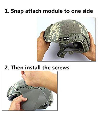 Soft Rubber Ear Protector Covers for Helmet Rail V154609