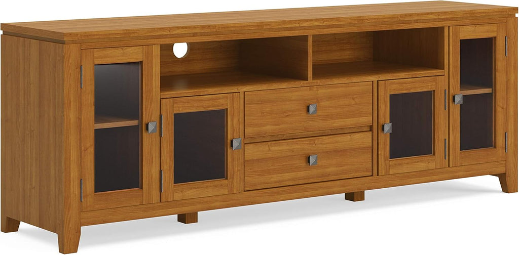 72 inch Wide Solid Wood TV Media Stand W8195