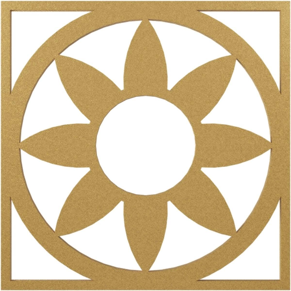 Gold PVC Pierced Ceiling Medallion A486064