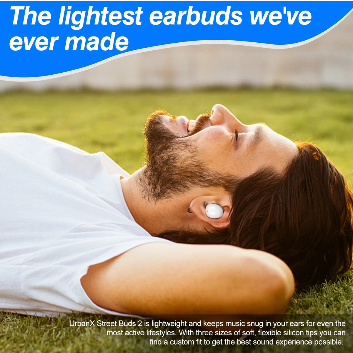 White Truly Wireless Bluetooth Headphones B986446