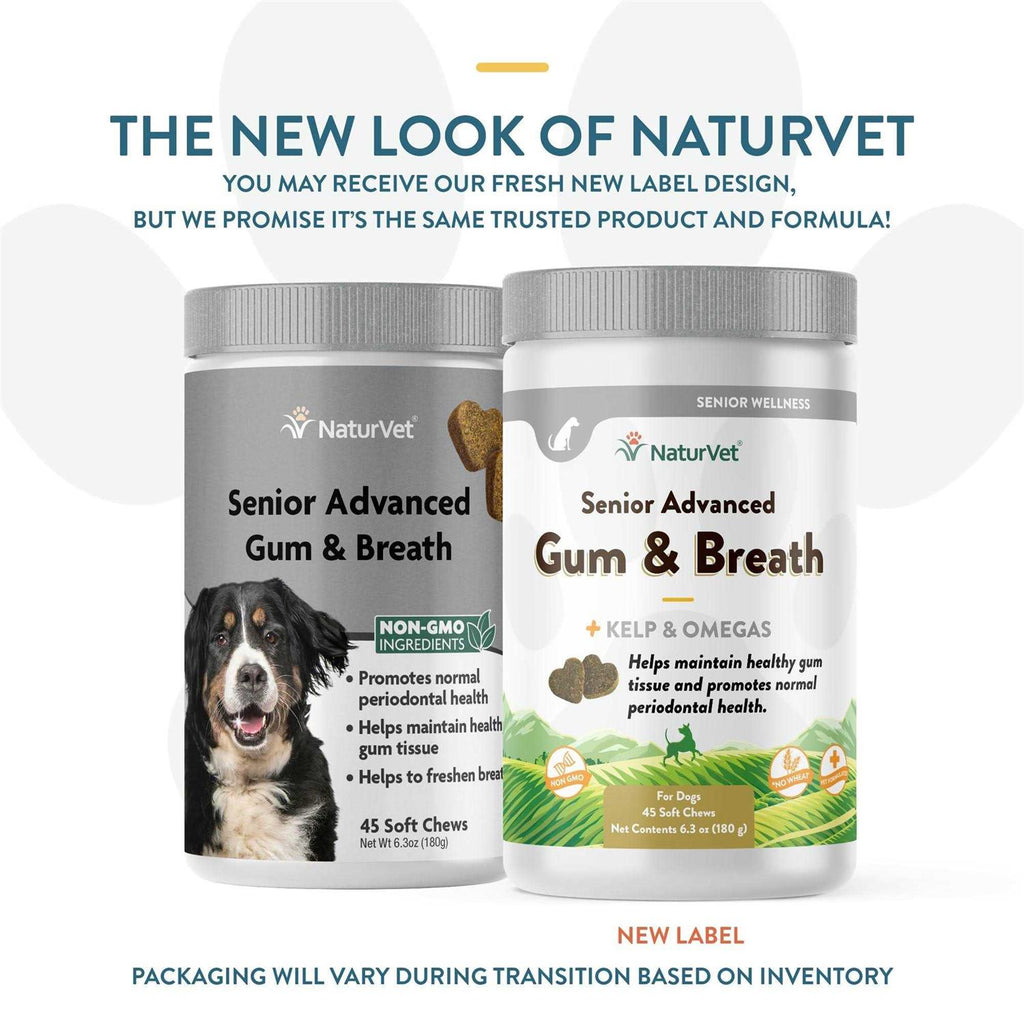 Senior Advanced Gum & Breath Soft Dog Chews E7413