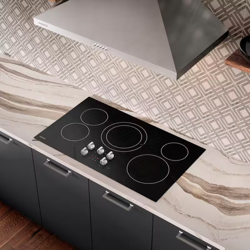 Black 5 Elements Electric Cooktop F853491