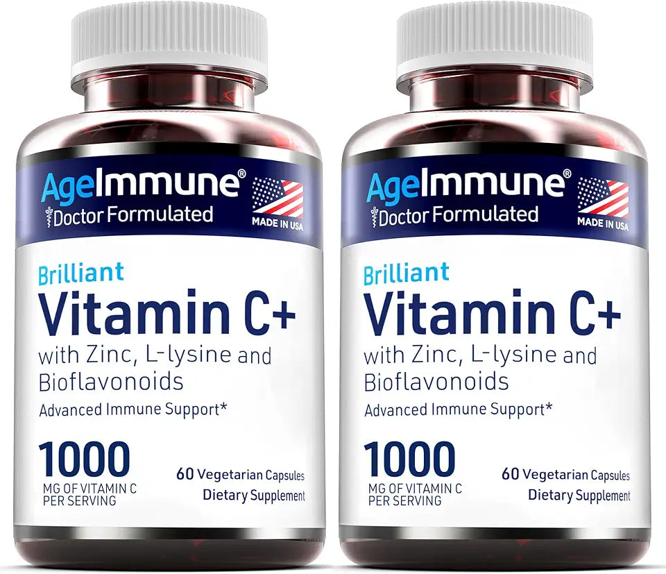 Vitamin C 1000mg Complex with L-Lysine 500mg, Zinc Gluconate 12mg, Bioflavonoids 300mg A477698