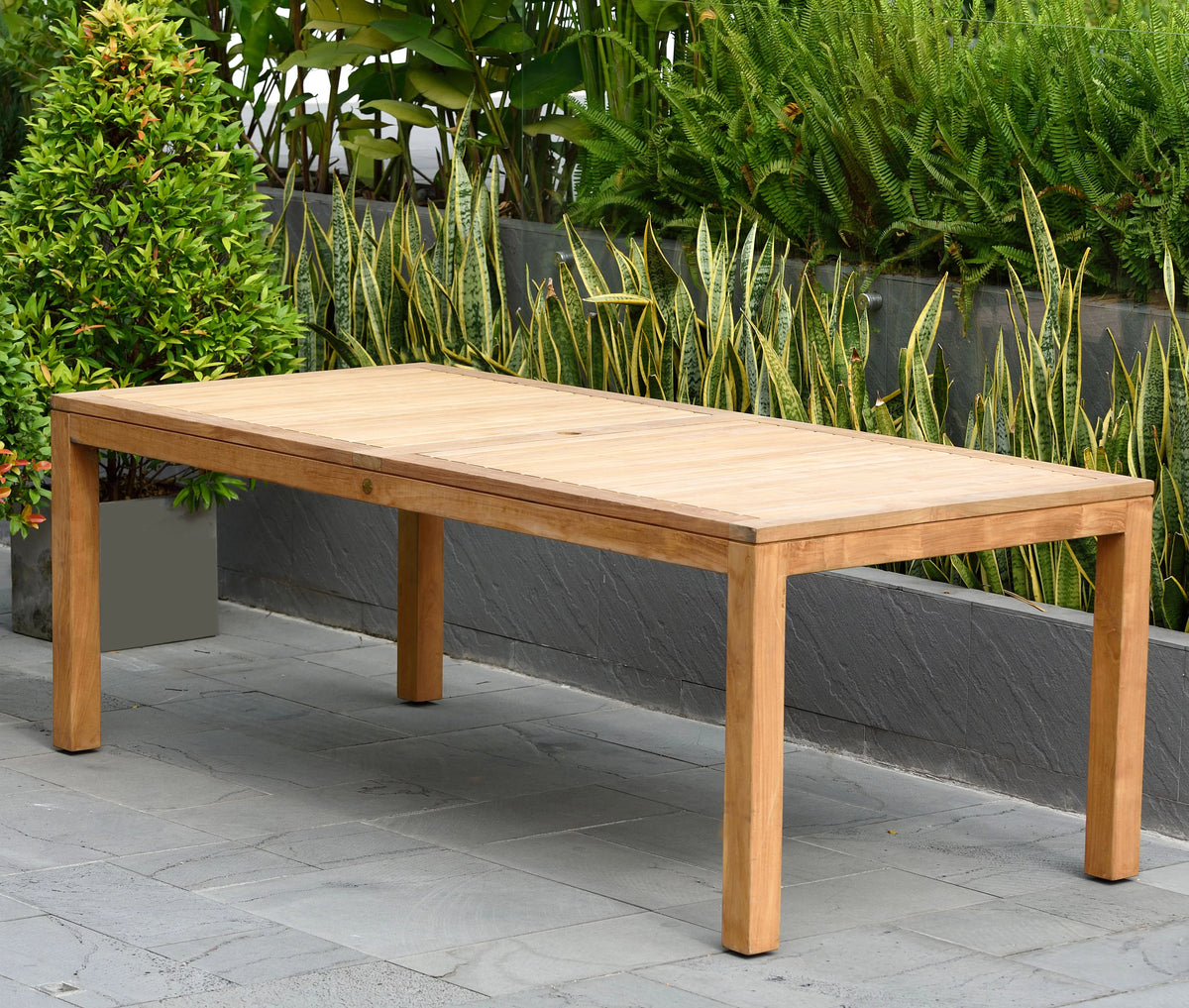 9 Pieces Teak Rectangular Outdoor Dining Set K206
