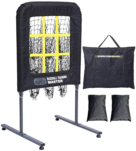 9 Hole Pitching Net with Strike Zone and Carrying Bag Q553222