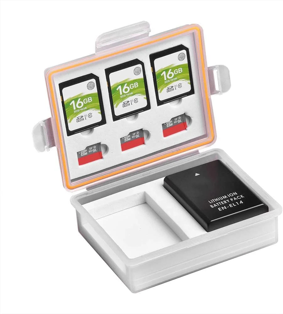2Pcs EN-EL14 EN-EL14A Battery Storage Case E264