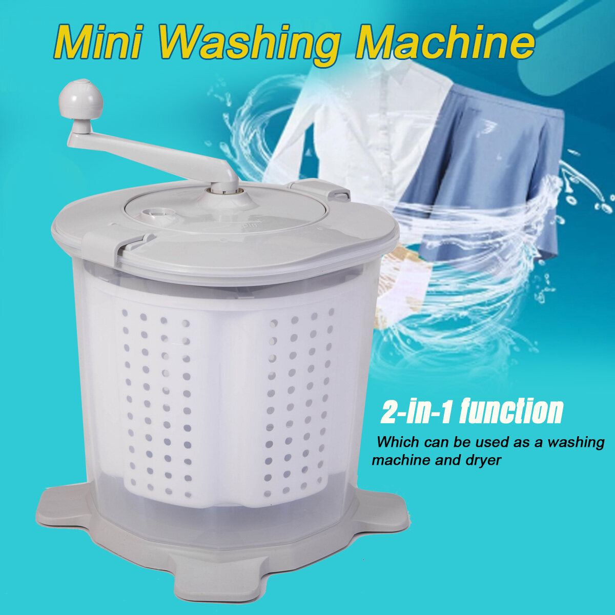 2 in 1 Portable Mini Laundry Dryer W384065
