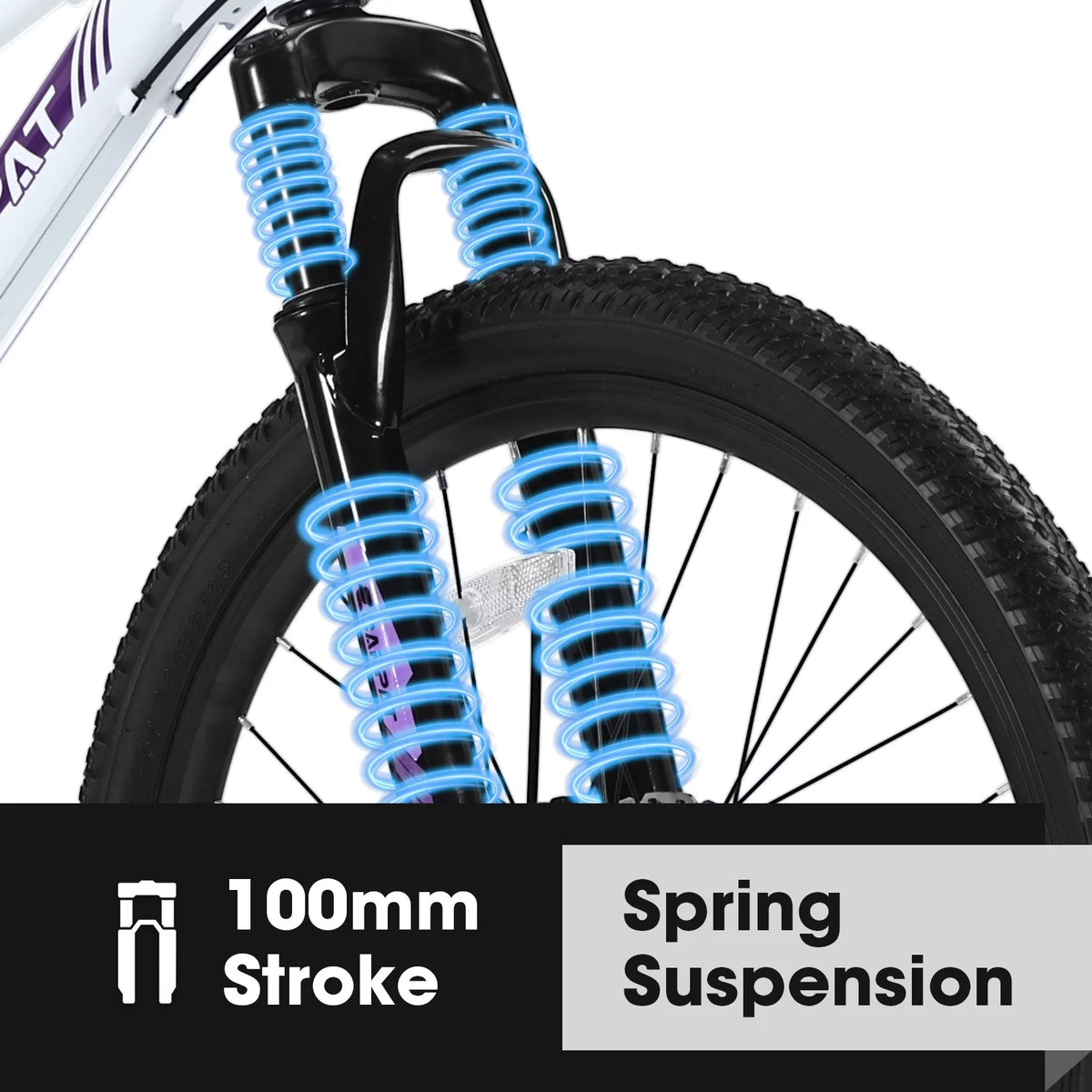 26 inch White Disc Brakes Mountain Bike H3190