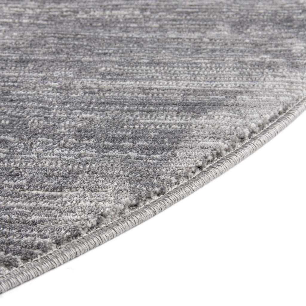 5' 3 x 8' Oval Gray Medium Rug Q1328