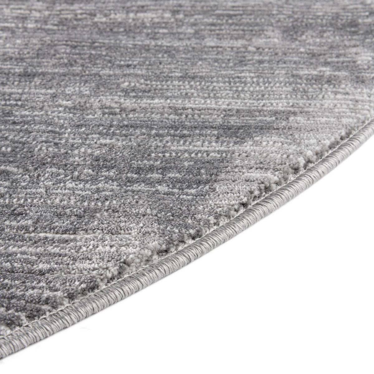 5' 3 x 8' Oval Gray Medium Rug Q1328