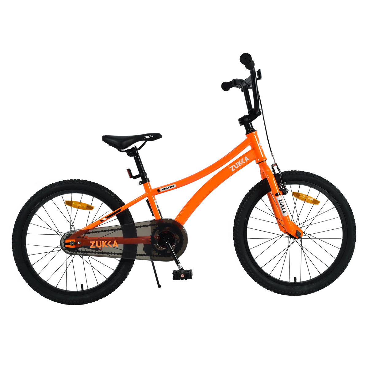 20 Inch Single Speed Boys Bike with Steel Frame Orange Q237