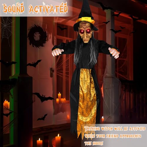 Halloween Hanging Witch Outdoor Indoor Decoration Y399902