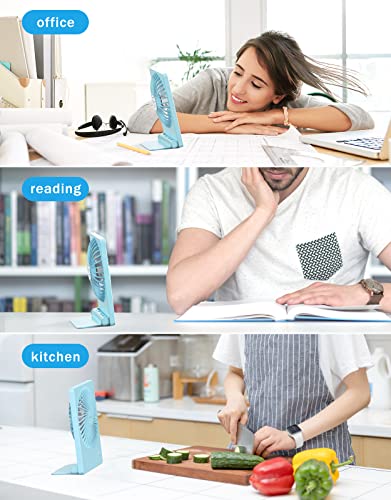 Black Rechargeable Portable Desk Fan L414
