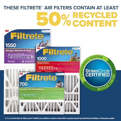 20x25x4 MERV 12 Electrostatic Air Filter, 2-Pack D8129