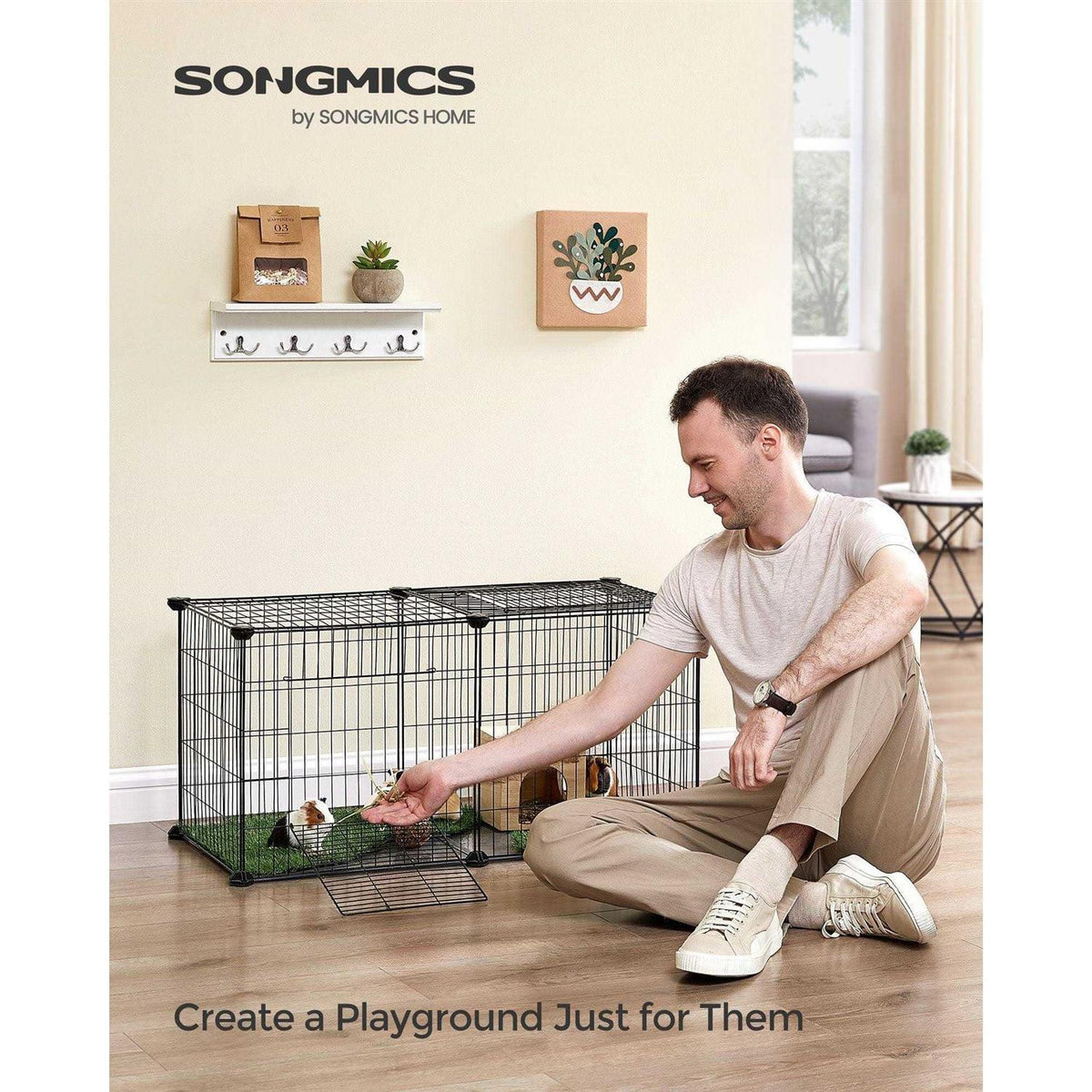 Small Animal Playpen with Top and Base U4541