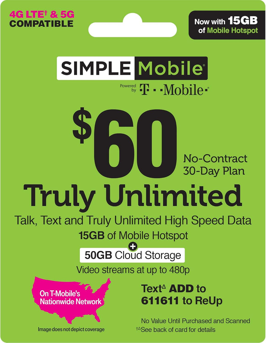 Truly Unlimited Talk Text Data Plan M900