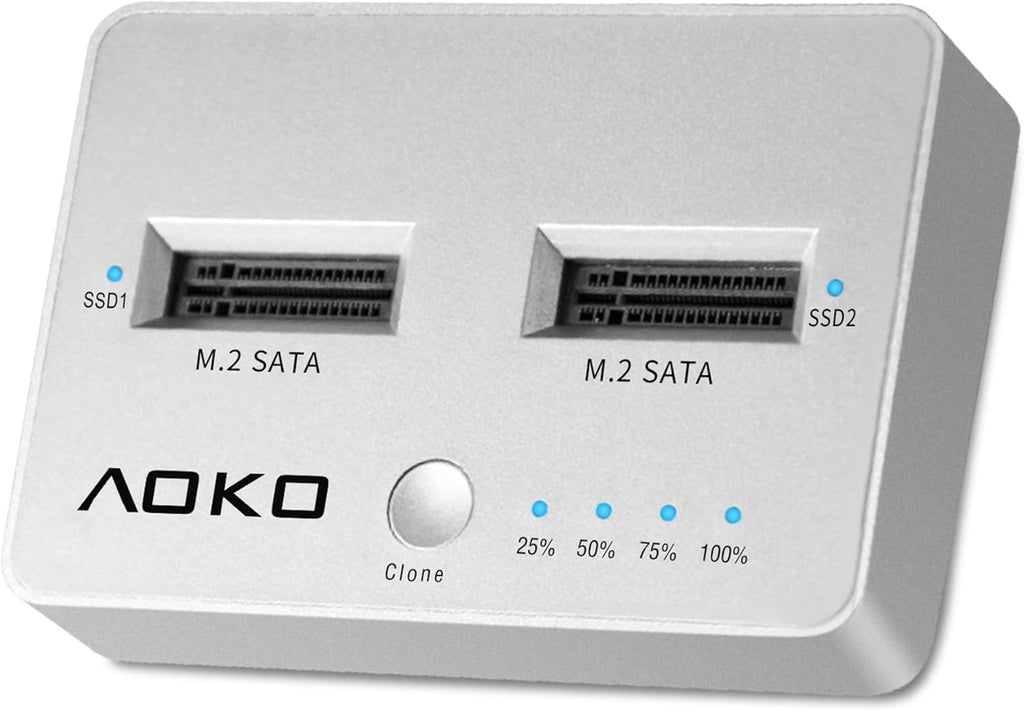 M.2 SATA Dual-Bay Hard Drive Enclosure X358552