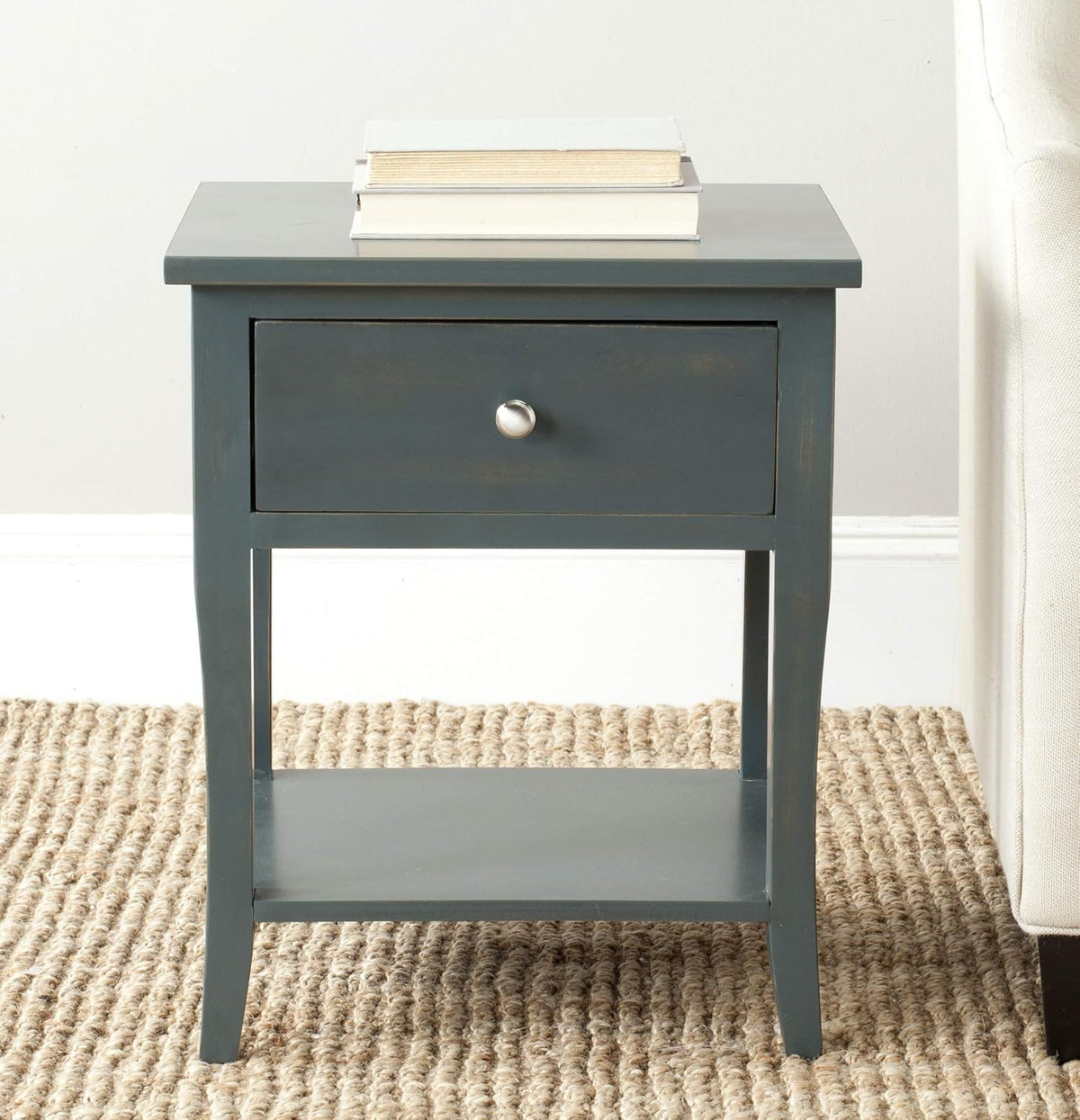 French Grey End Table H920