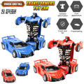 2 Pack Transforming Robot Car Toy W2793