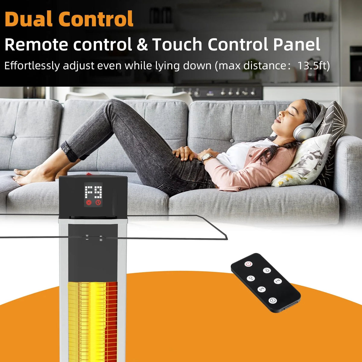 1500W Infrared Electric Patio Heater I19773