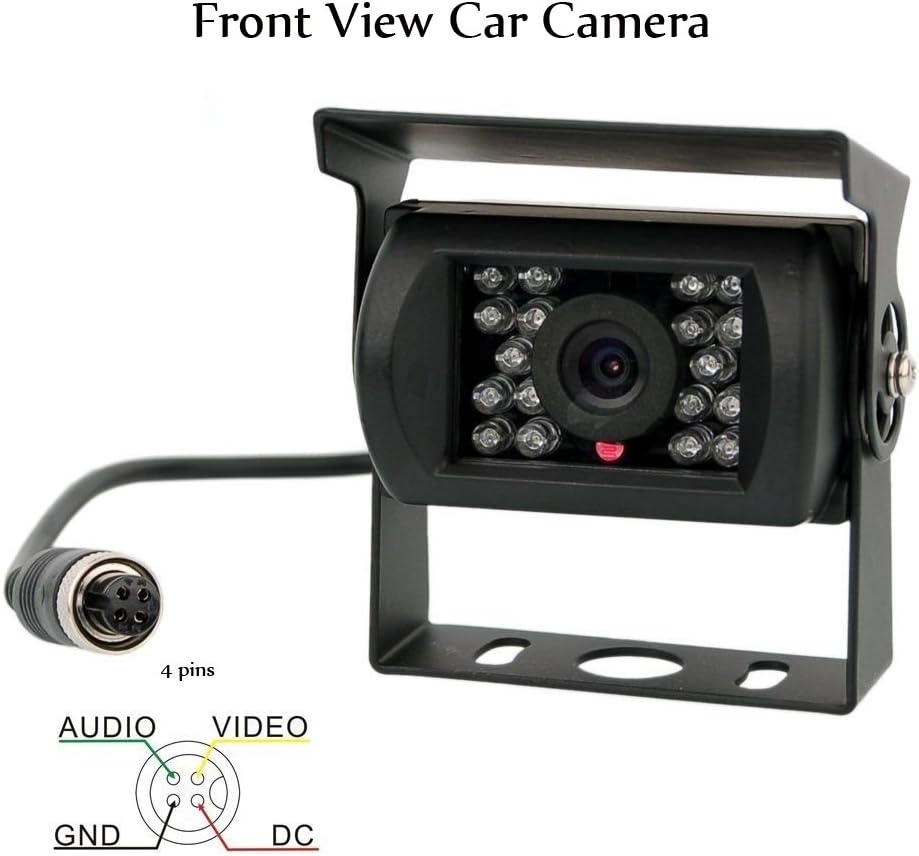 Vehicle Backup Camera 4 Split Monitor 18 IR Night Vision Waterproof Z80592