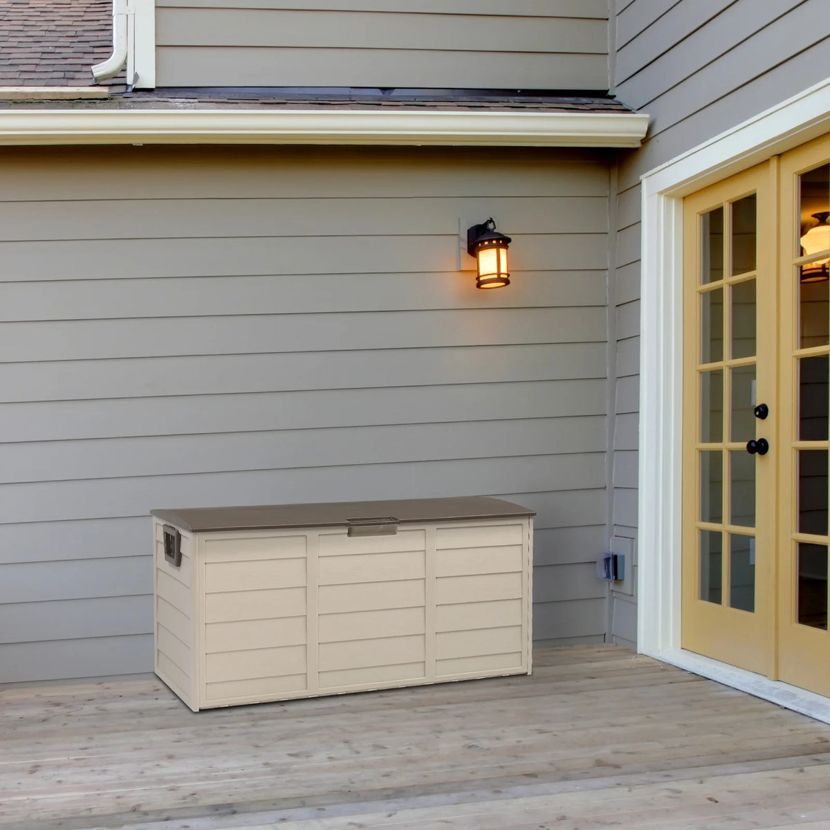 75gal Outdoor Plastic Storage Deck Box R82838